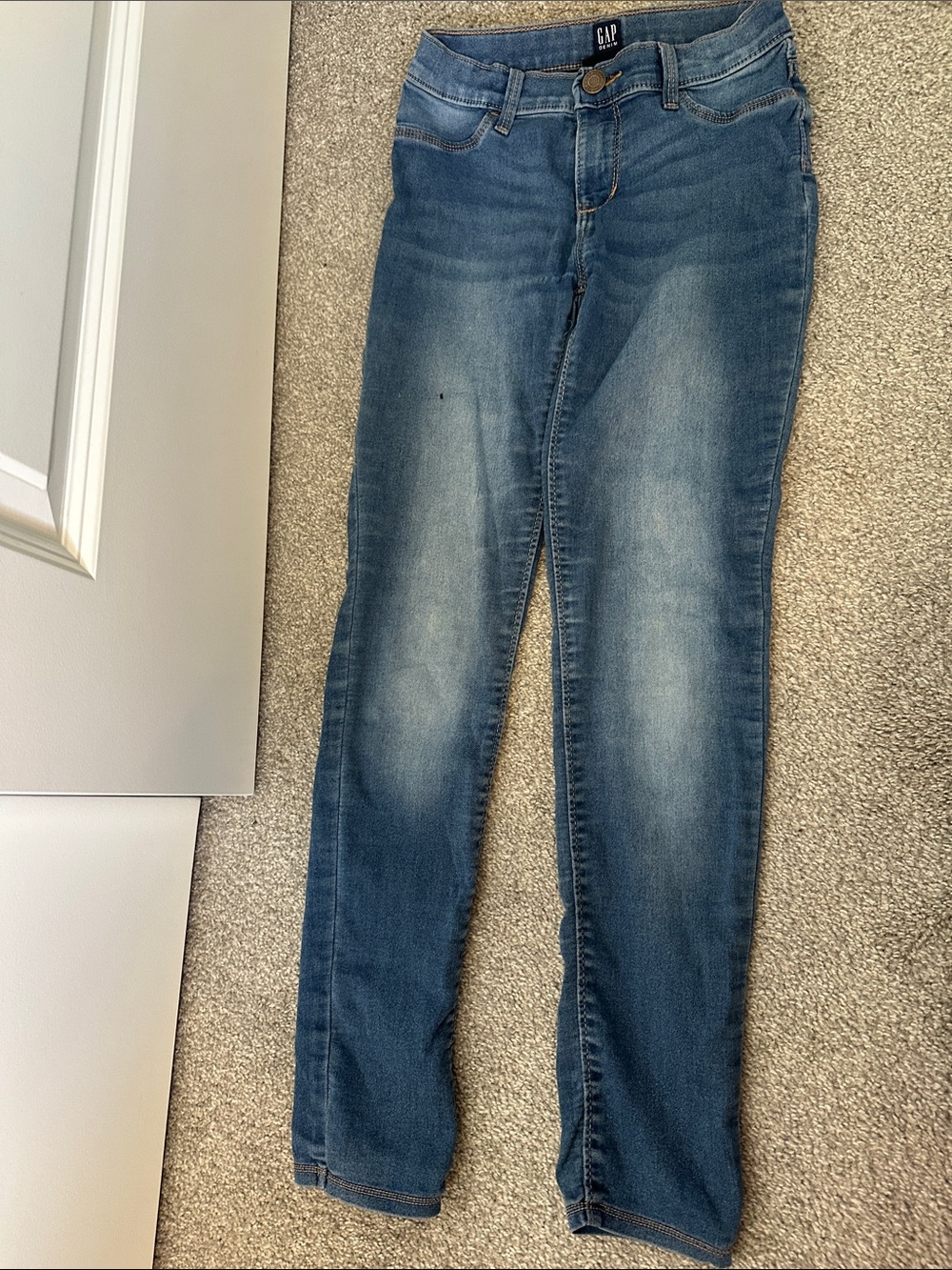 GAP Girl’s Faded Blue Skinny Jeans